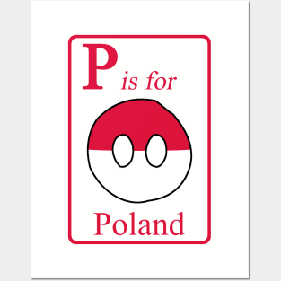 P is for Polandball Posters and Art